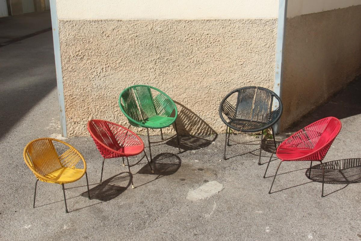 Kinderstühle Italienisches Design Eisen Kunststoff Multi-Color RIMA im Angebot 9