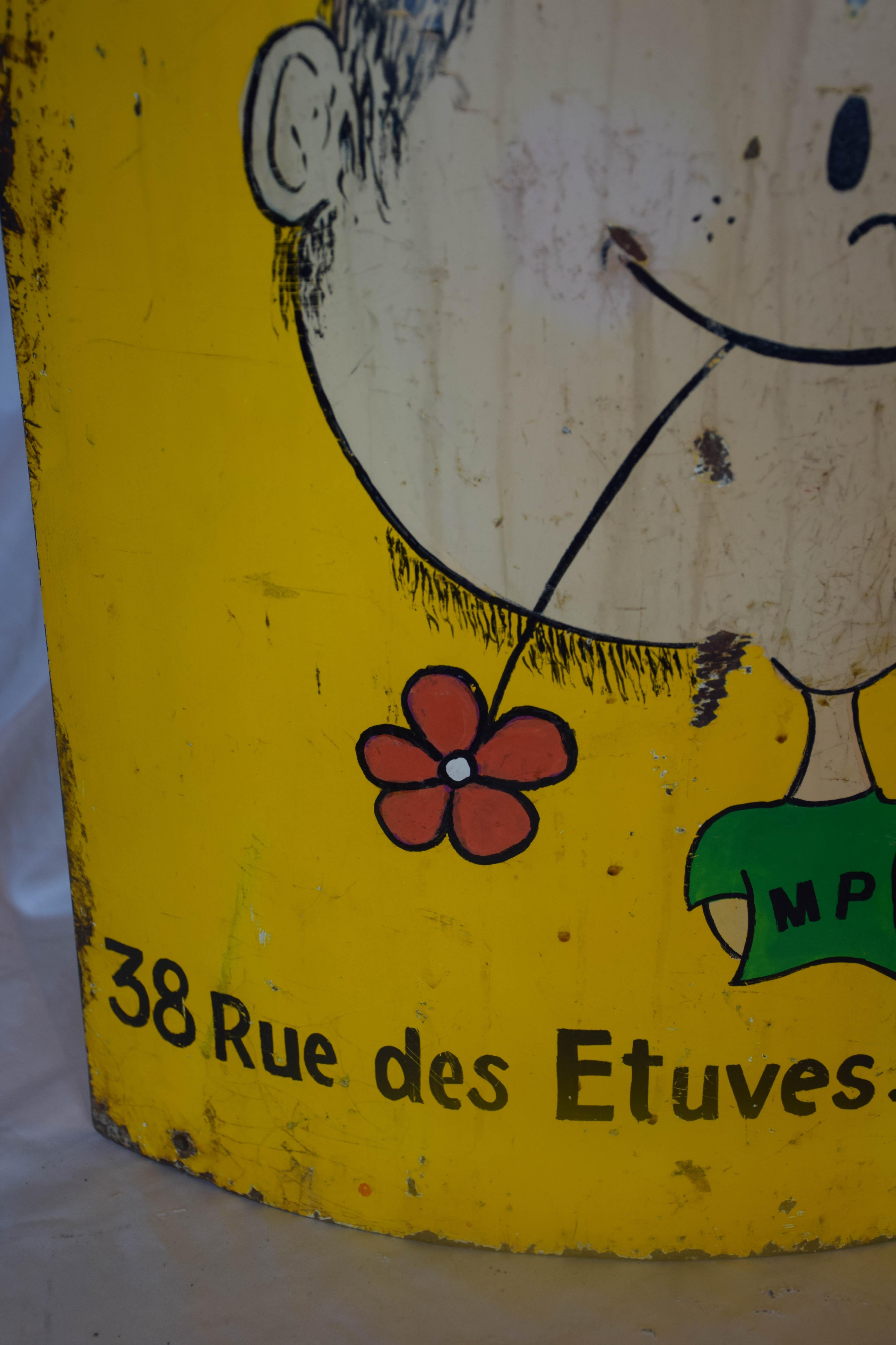 French Children's Clothing Shop Sign