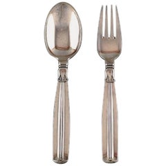 Children
s Cutlery, Silverware, Denmark, Silver
.830
Marked Hs, Fork and Spoon Children
s Cutlery, Silverware, Denmark, Silver
.830
Marked Hs, Fork and Spoon