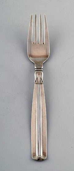 Children's Cutlery, Silverware, Denmark, Silver '.830' Marked Hs, Fork and Spoon