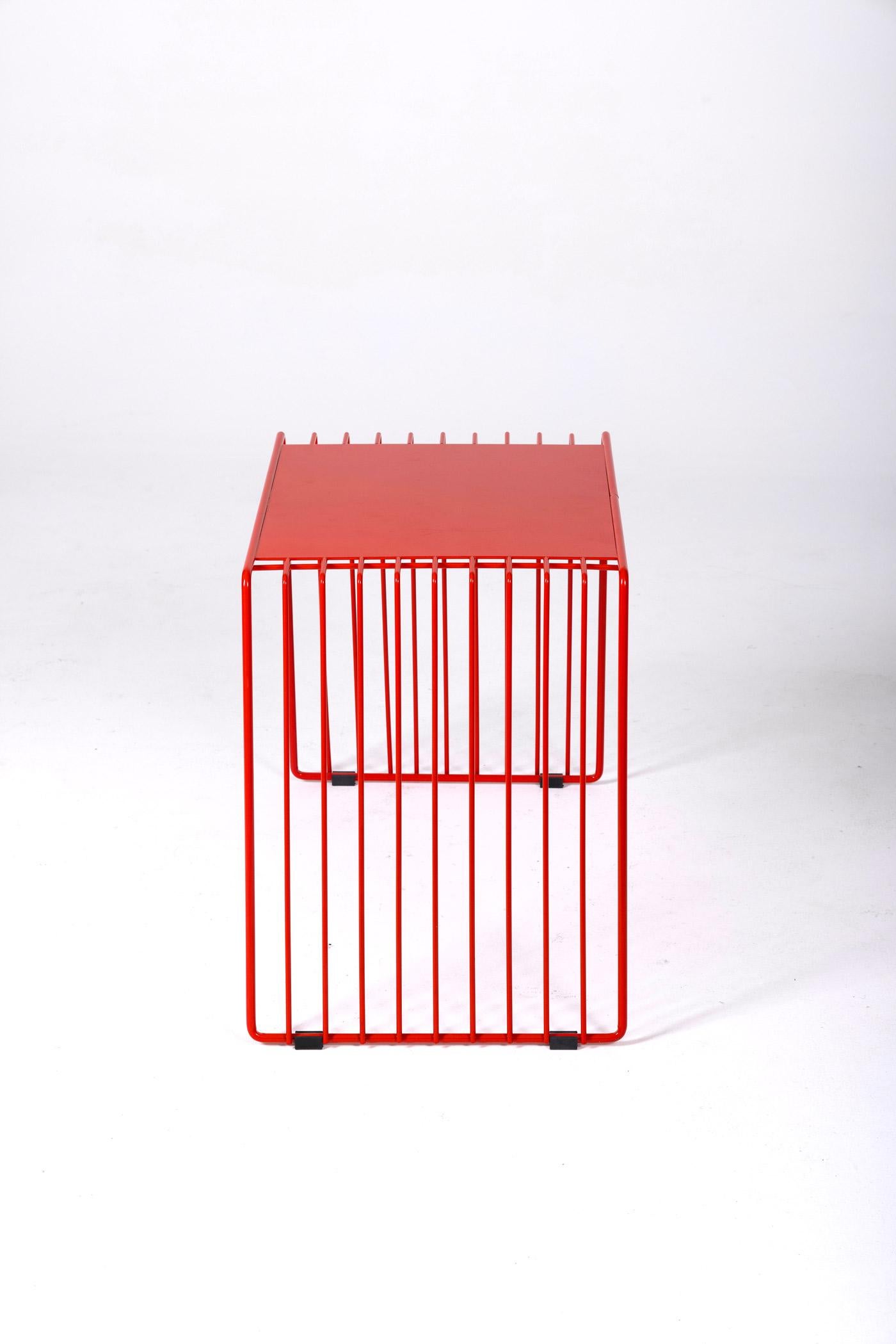Metal Children's Desk by François Arnal, 2000s For Sale