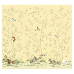 Childrens Garden Chinoiserie Wallpaper Mural