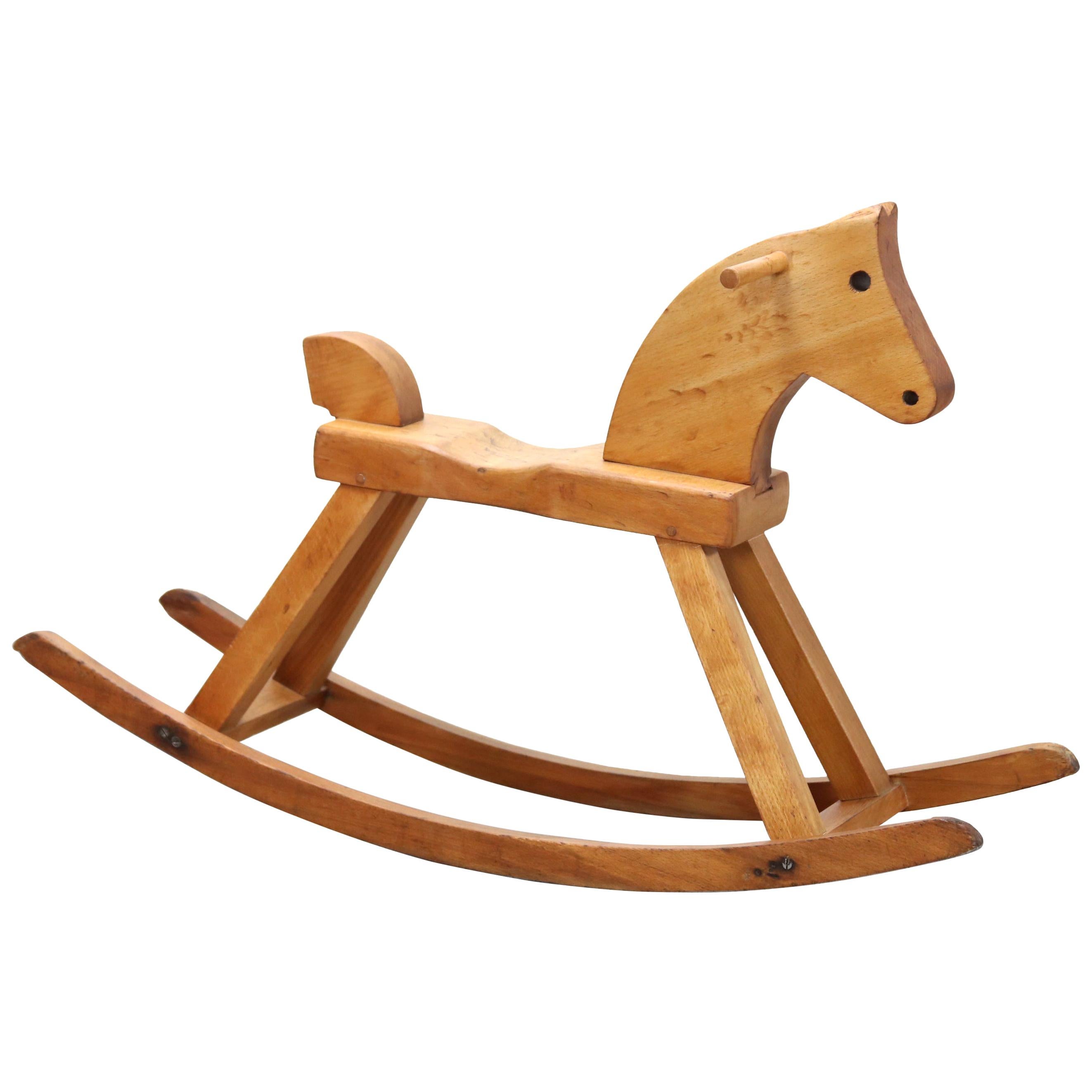 Kay Bojesen Danish design Wooden Rocking Horse, Denmark, 1936