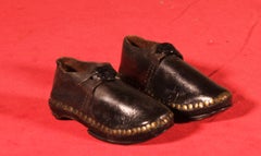Children's Leather Clogs Shoes - 18th Century