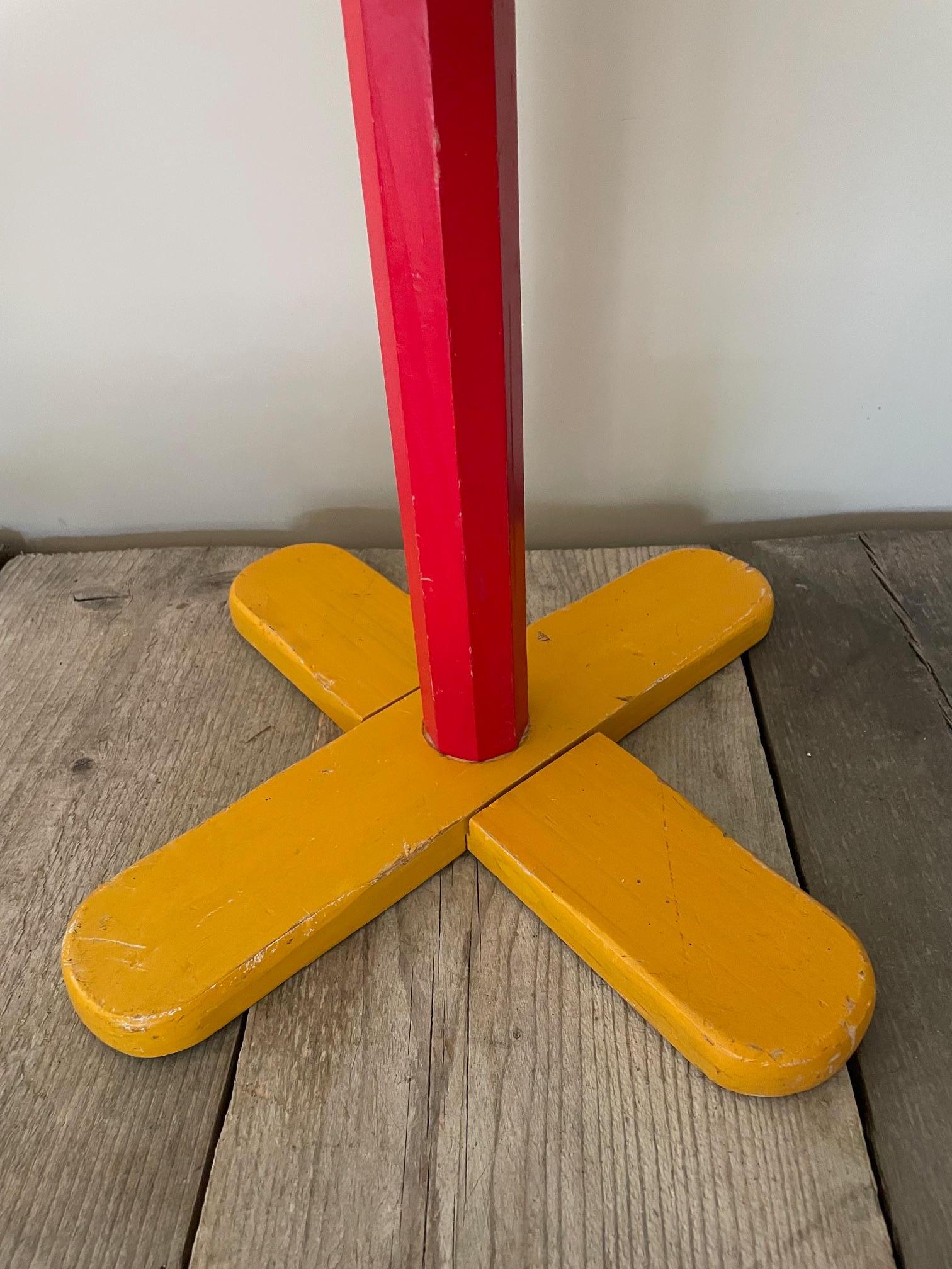 Modern Children's pencil coat hanger by Pierre Sala For Sale