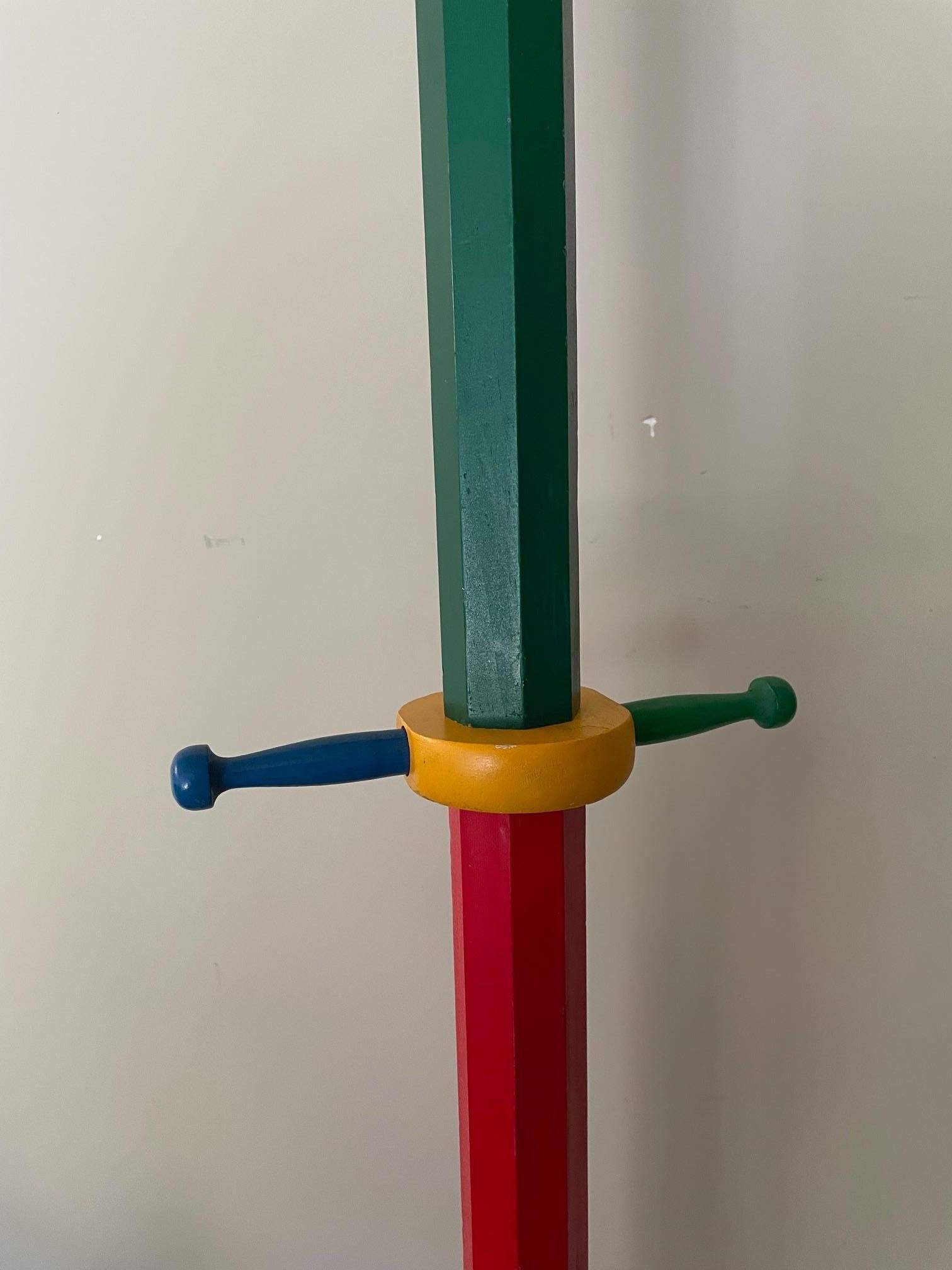 French Children's pencil coat hanger by Pierre Sala For Sale