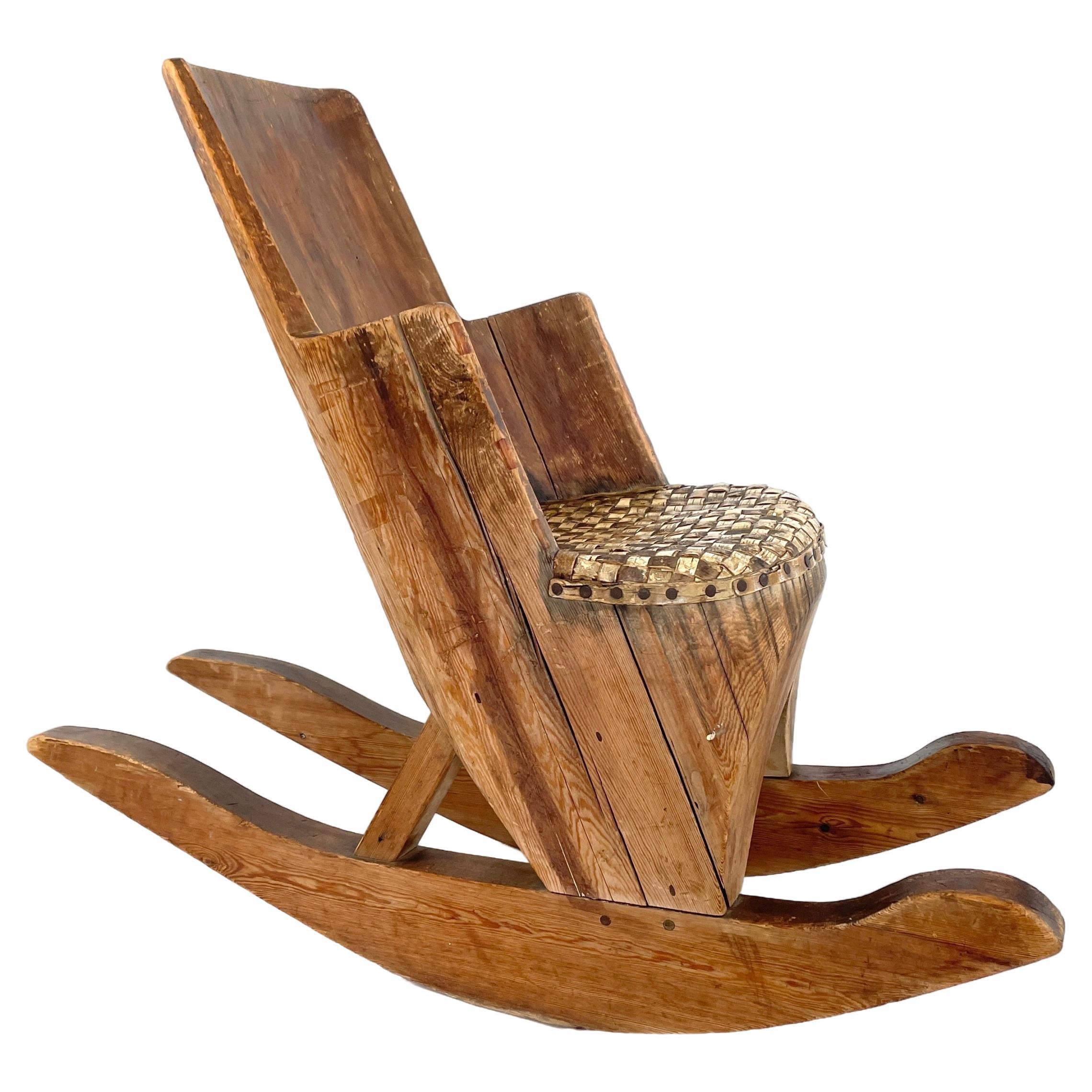 Children's Rocking Chair, Finland, early 1900s For Sale