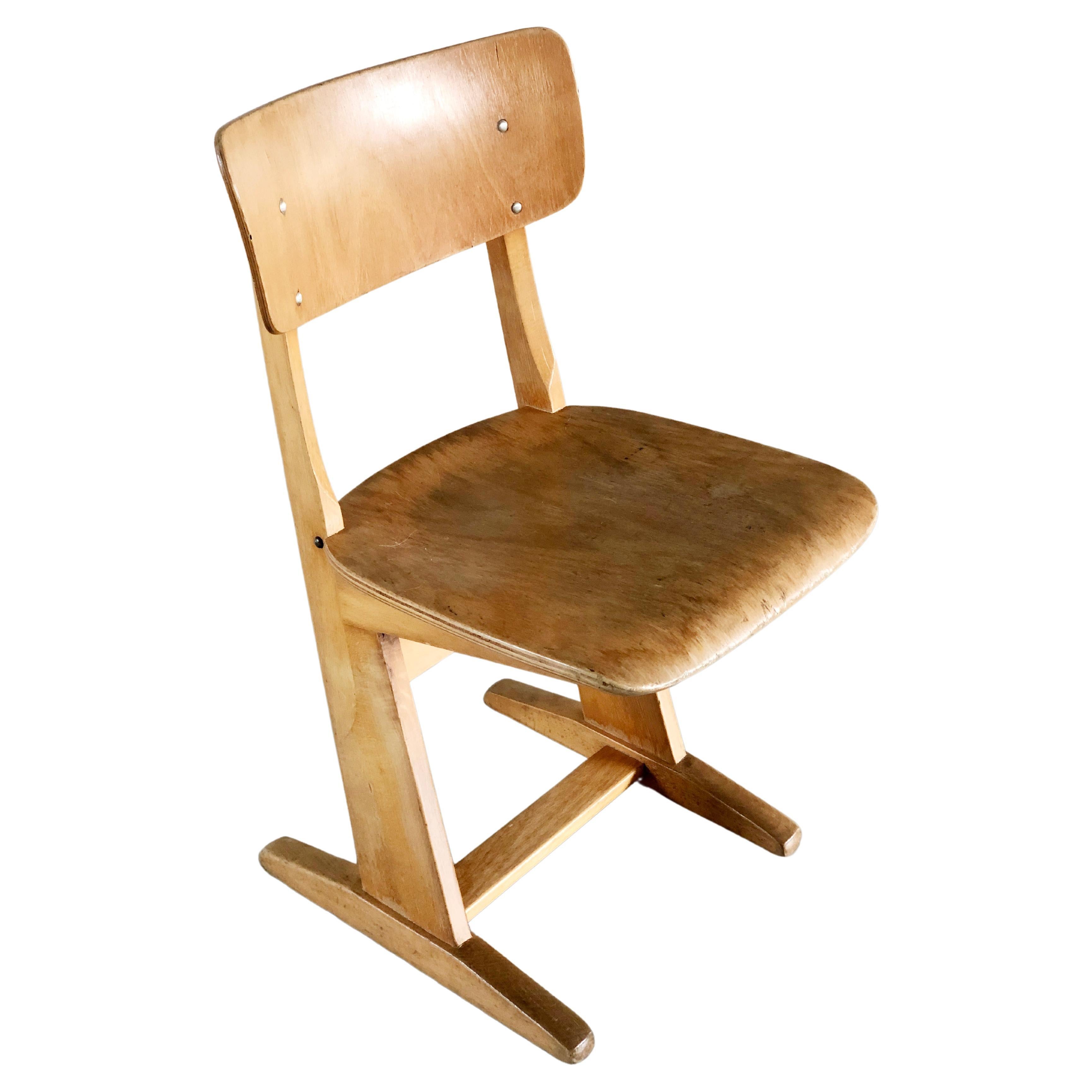 Children's School Chair by Karl Nothhelfer for Casala 1969 For Sale