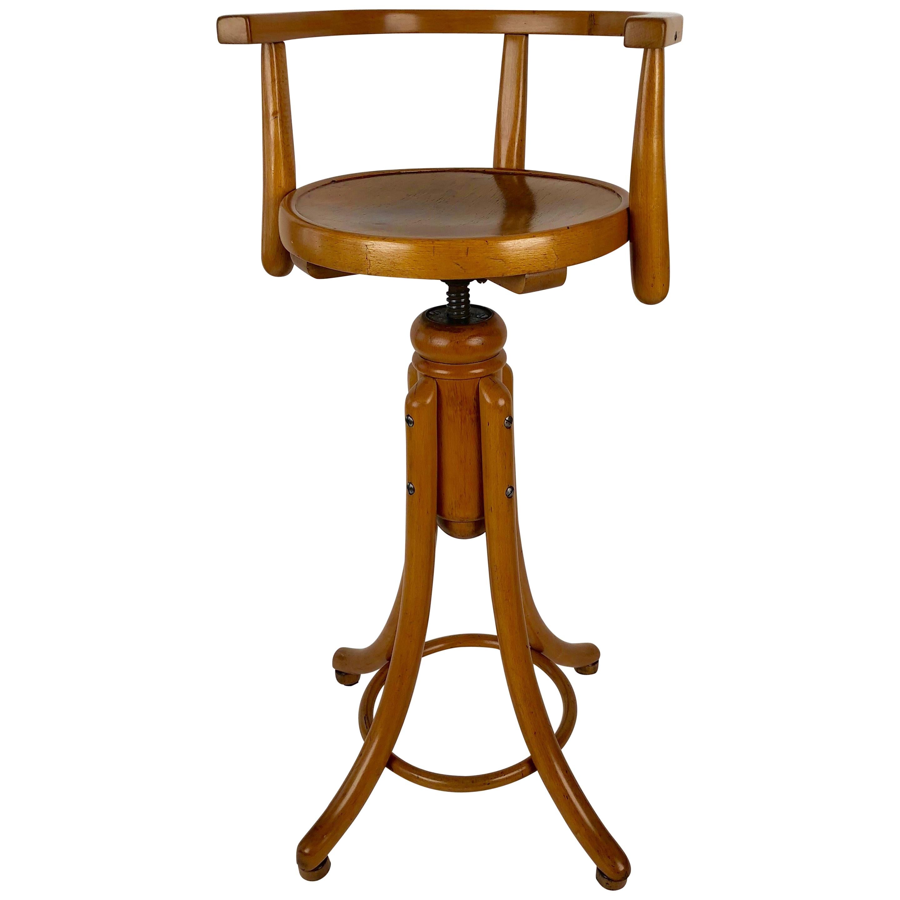 Children's Stool from Thonet for the Barber Shop For Sale