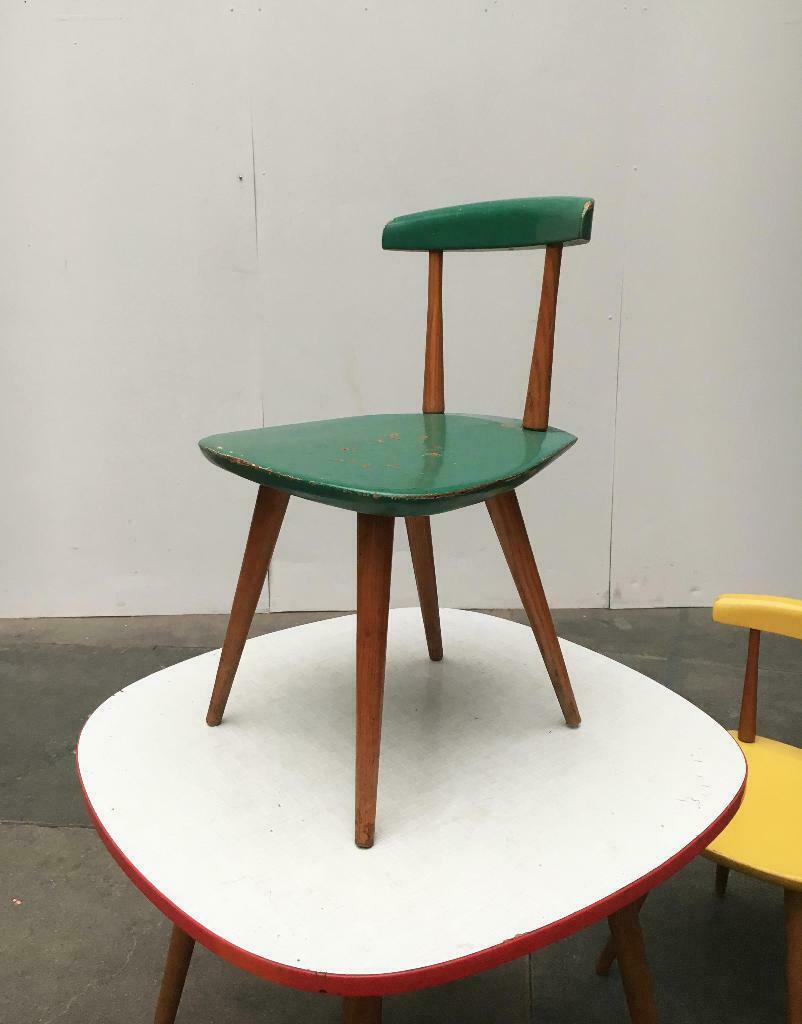 Ensemble table et chaises pour enfants par Karla Drabsch pour Kleid & Raum, années 1950, lot de 5 en vente 1