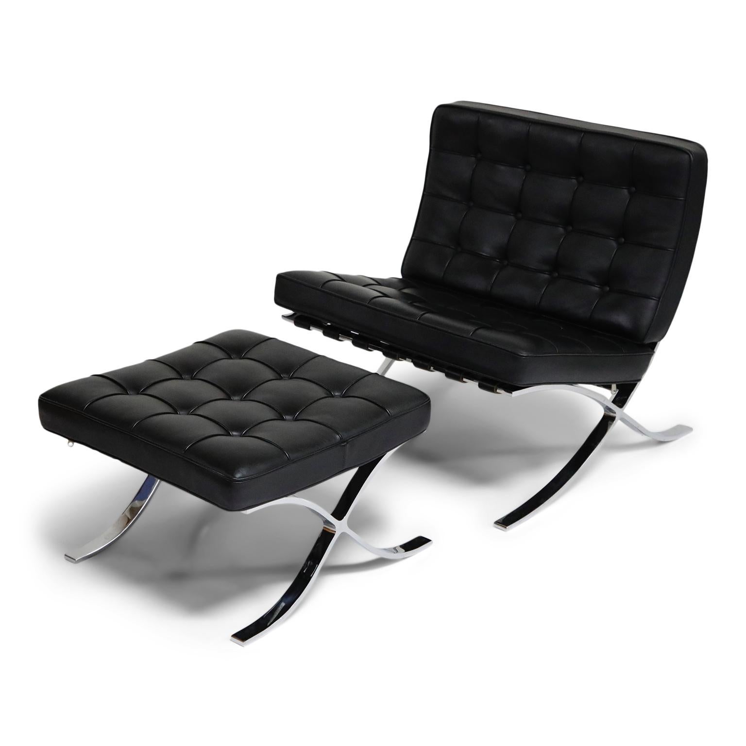 Child S Barcelona Chair And Ottoman By Mies Van Der Rohe For Knoll