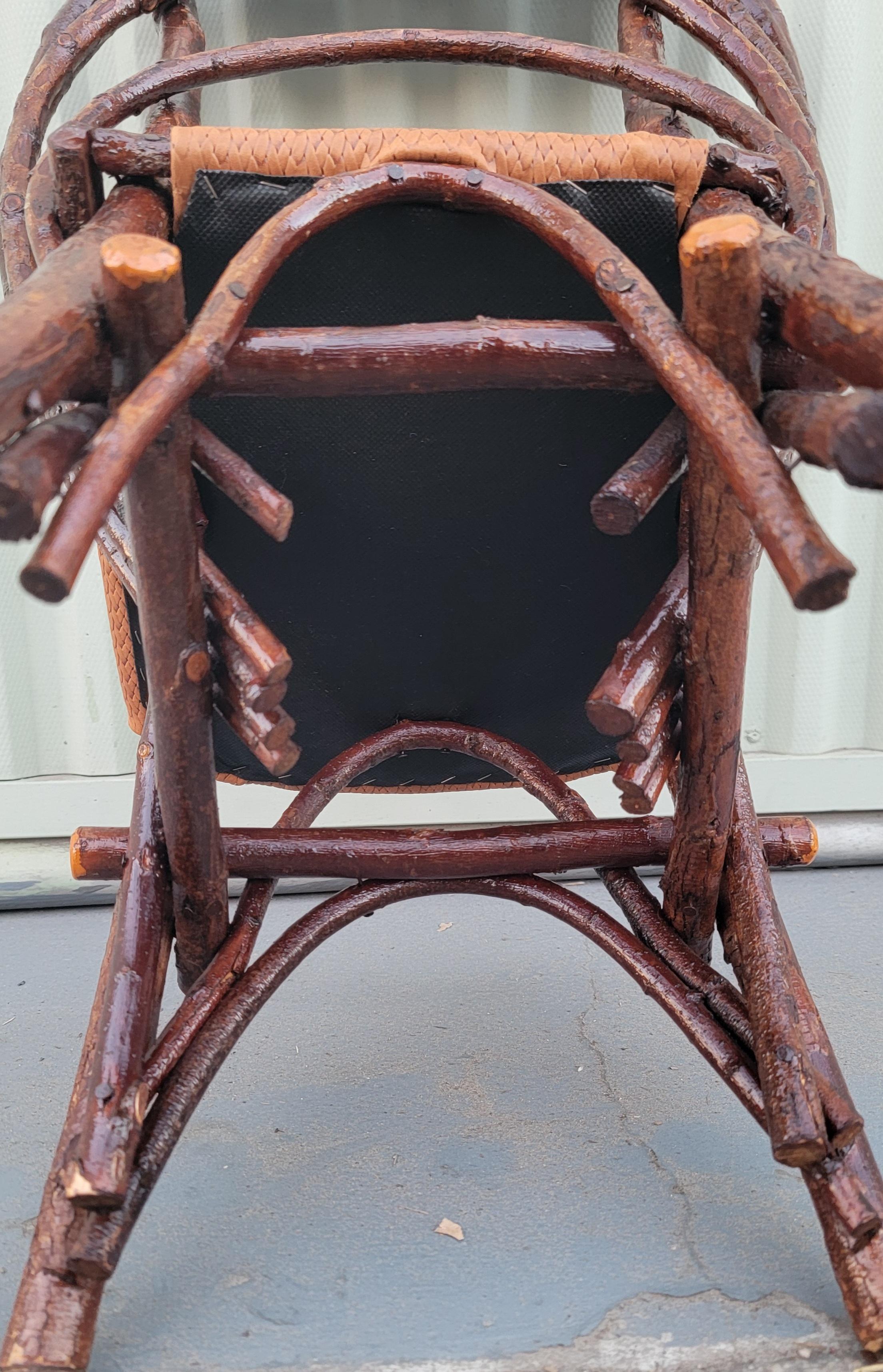 20th Century Child's Bent Wood /Twig Wood Chair For Sale