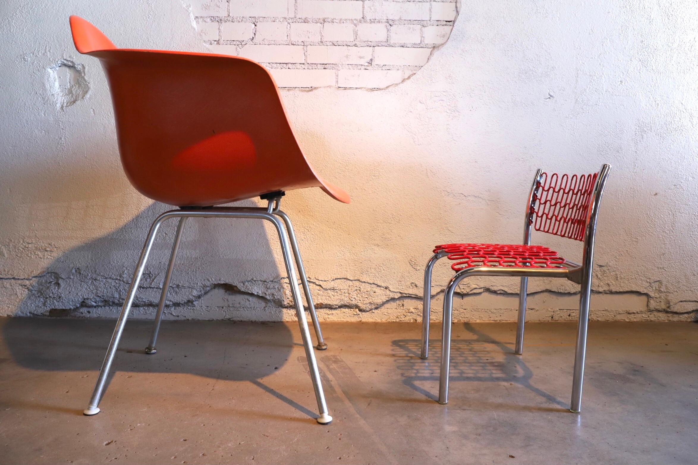 Metal Childs Chair by David Rowland for Thonet For Sale
