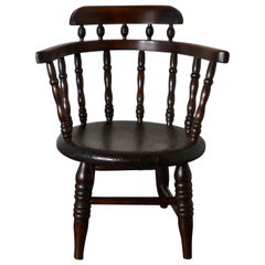 Antique Childs Chair, in the Style of a Captain’s Chair