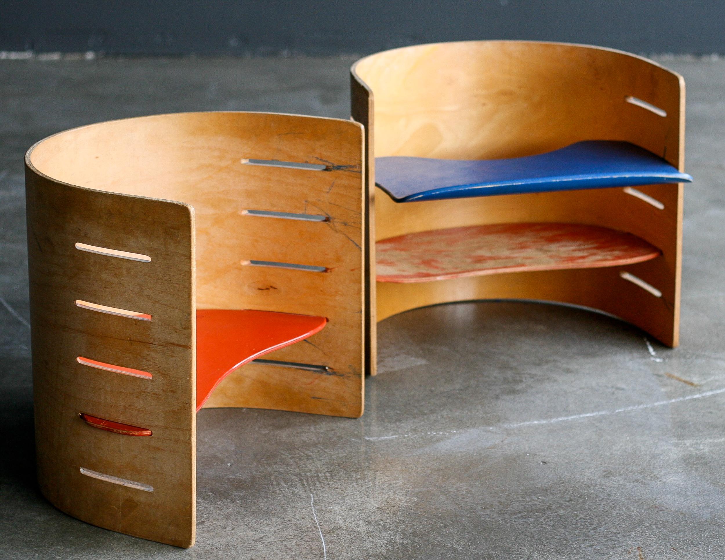 Mid-20th Century Child's Chairs by Kristian Vedel for Torben Orskov, 1957