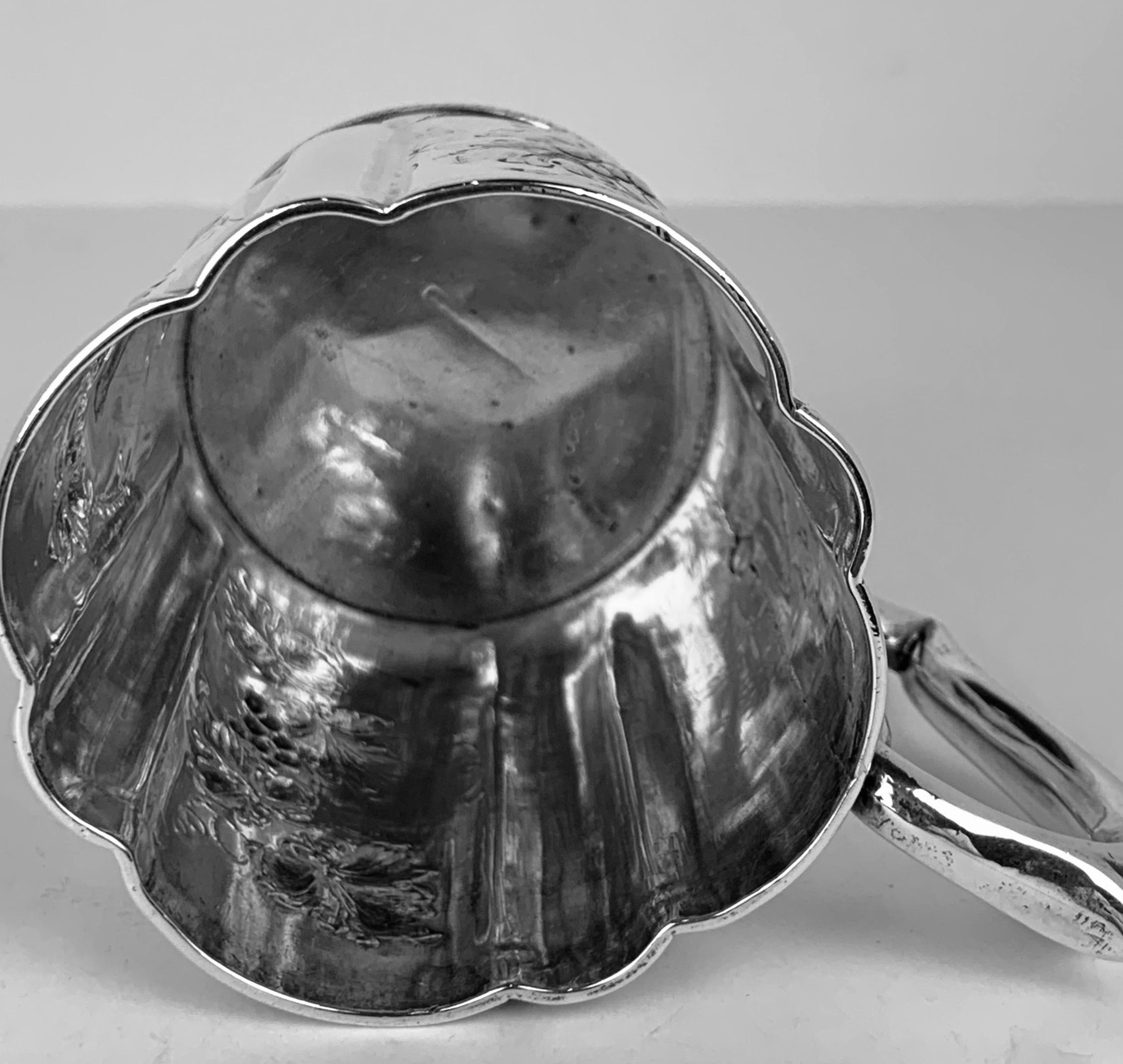 Mid-19th Century  Hand Crafted Repousséd Child's Cup by Tift & Whiting in Coin Silver