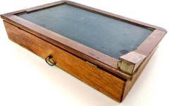 Child's Learning Desk Chalk Board, Accessories "Writing School Slate Desk" C1875
