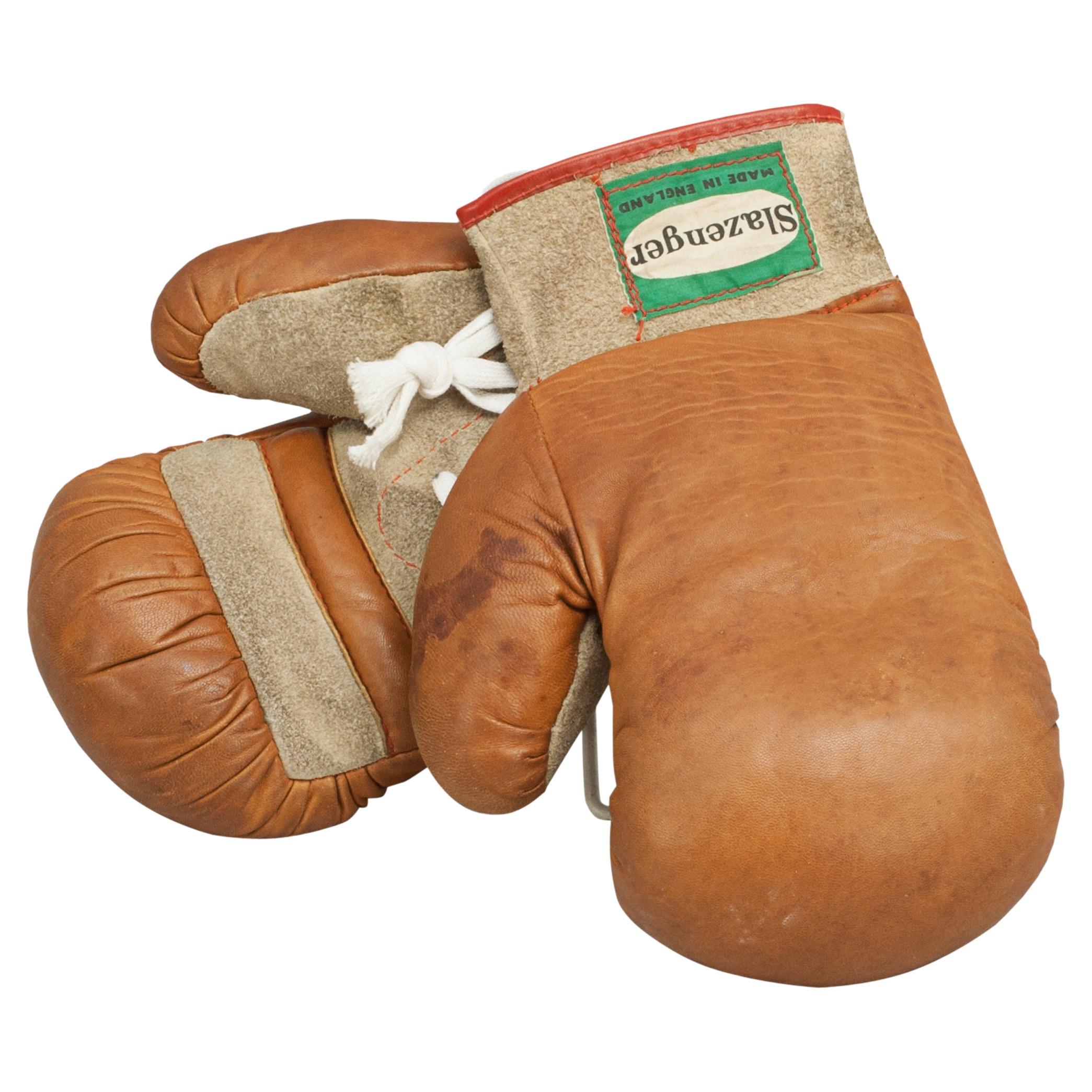 Child's Leather Slazenger Boxing Gloves