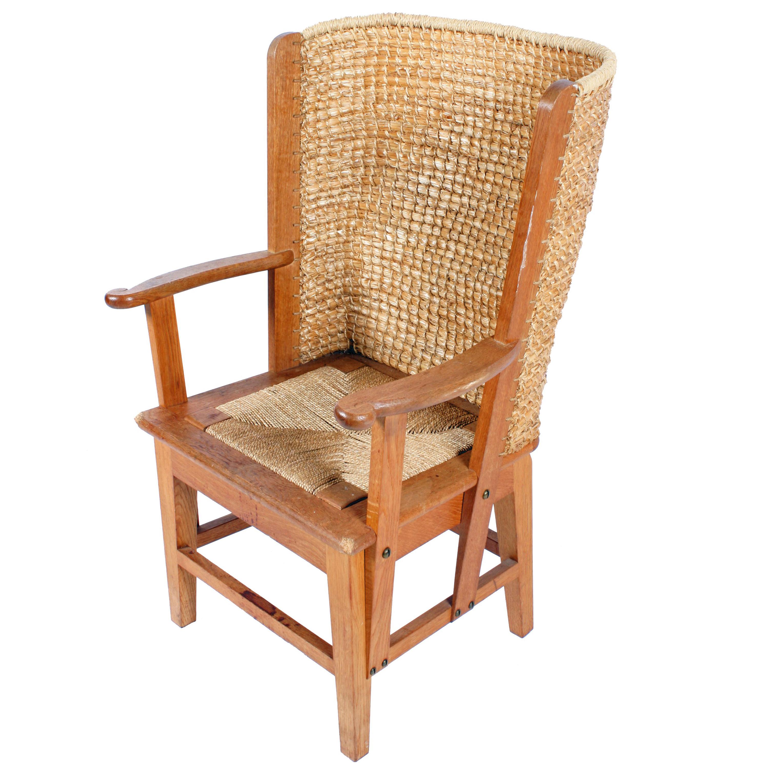 Child's Oak Orkney Chair For Sale
