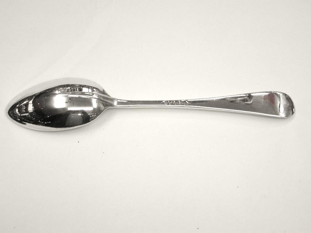 George II Child's Silver Knife, Fork and Spoon Set with Matching Napkin Ring, 1905