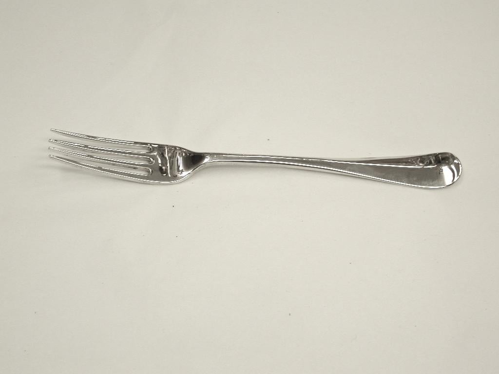 Child's Silver Knife, Fork and Spoon Set with Matching Napkin Ring, 1905 In Good Condition In London, GB