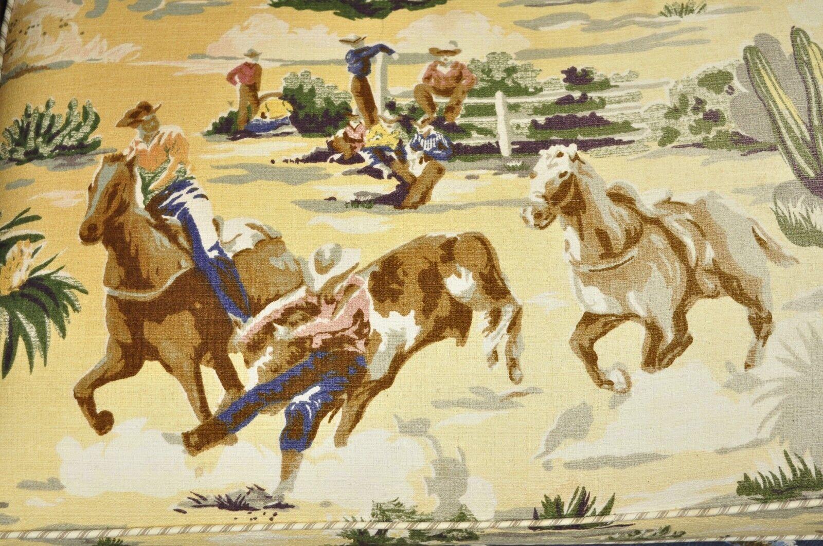 Petite chaise longue tapissée pour enfants avec cheval de cow-boy et cheval d'équitation, fabriquée sur mesure Bon état - En vente à Philadelphia, PA