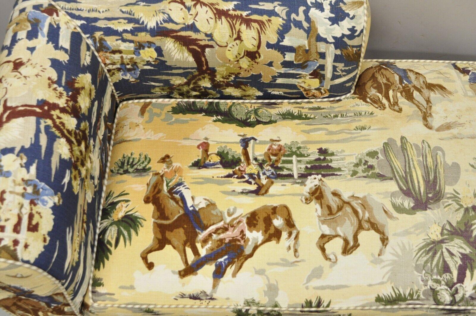 Petite chaise longue tapissée pour enfants avec cheval de cow-boy et cheval d'équitation, fabriquée sur mesure en vente 2