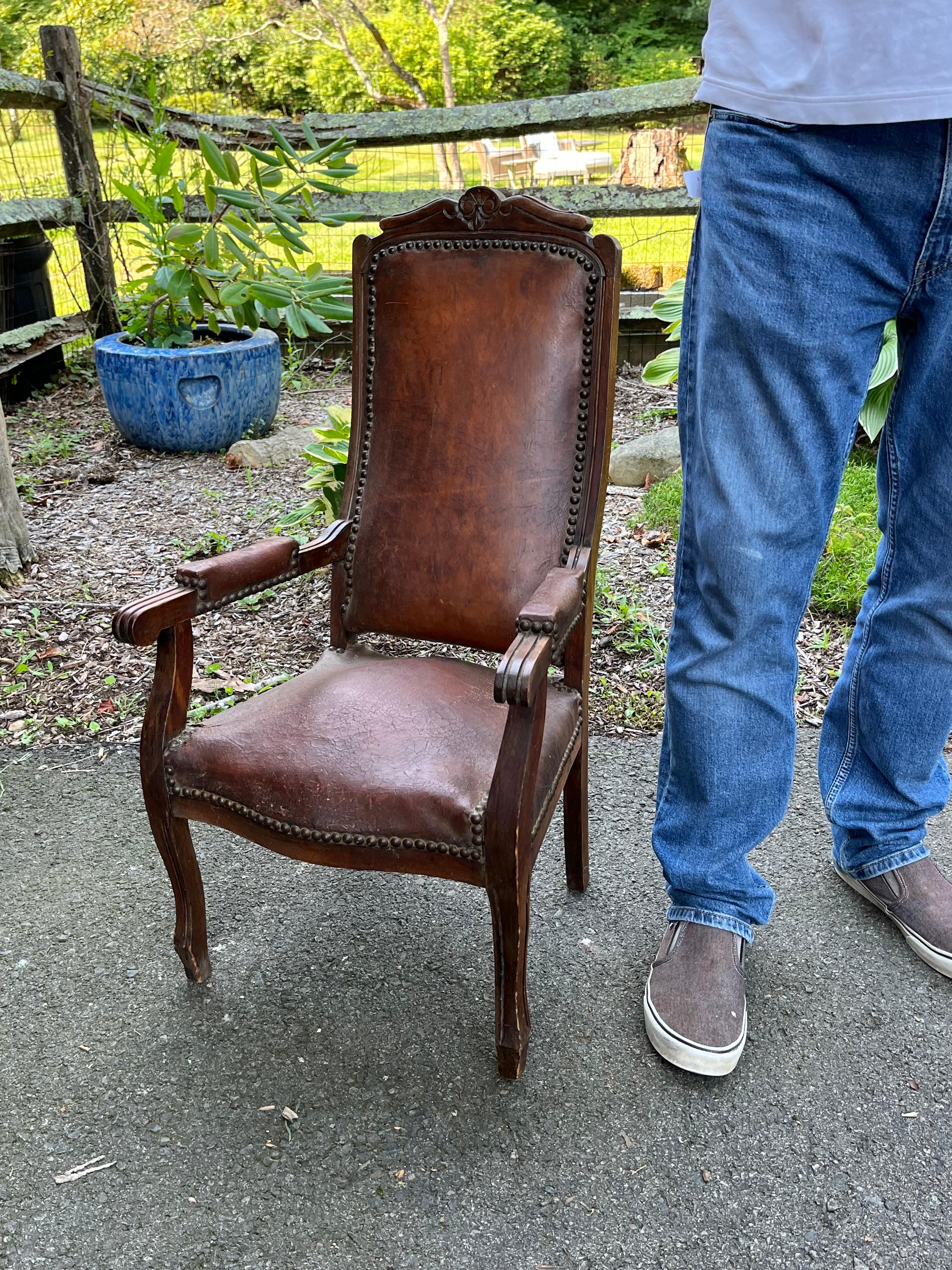 Child’s Size “Voltaire” Chair, 19th Century French For Sale 1