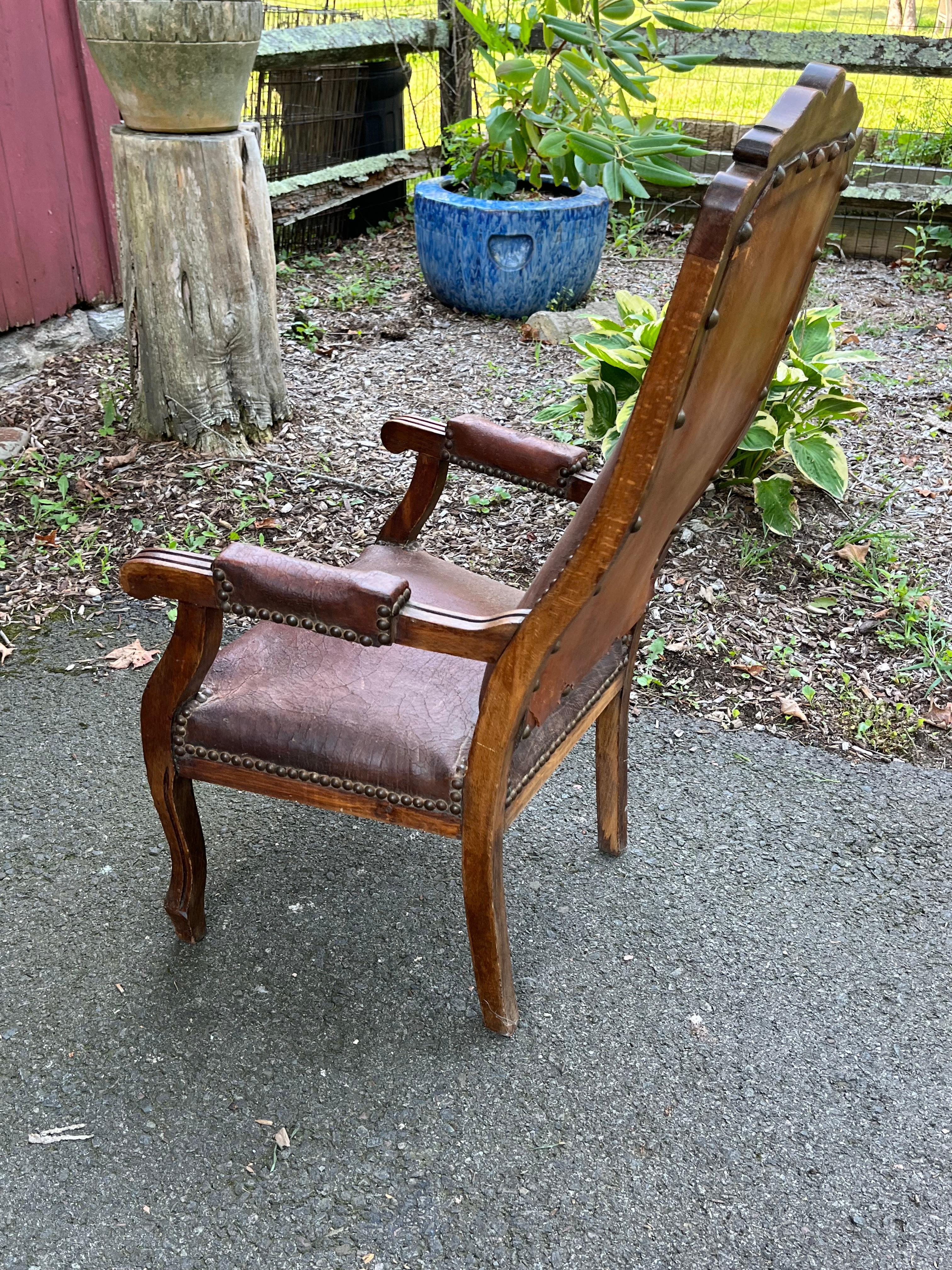 Child’s Size “Voltaire” Chair, 19th Century French 2