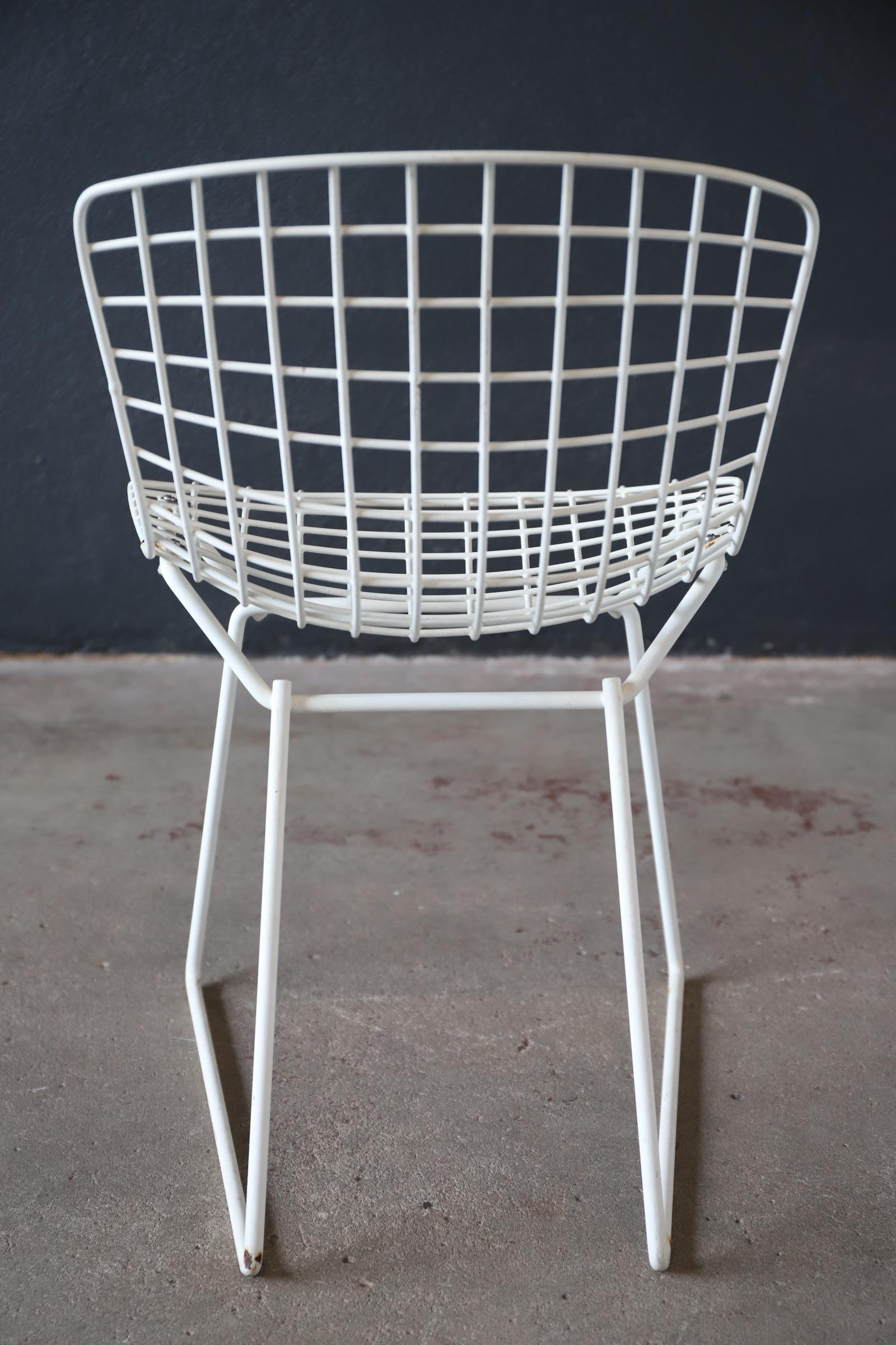 Mid-Century Modern Chaise en fil métallique pour enfants de Harry Bertoia pour Knoll en vente