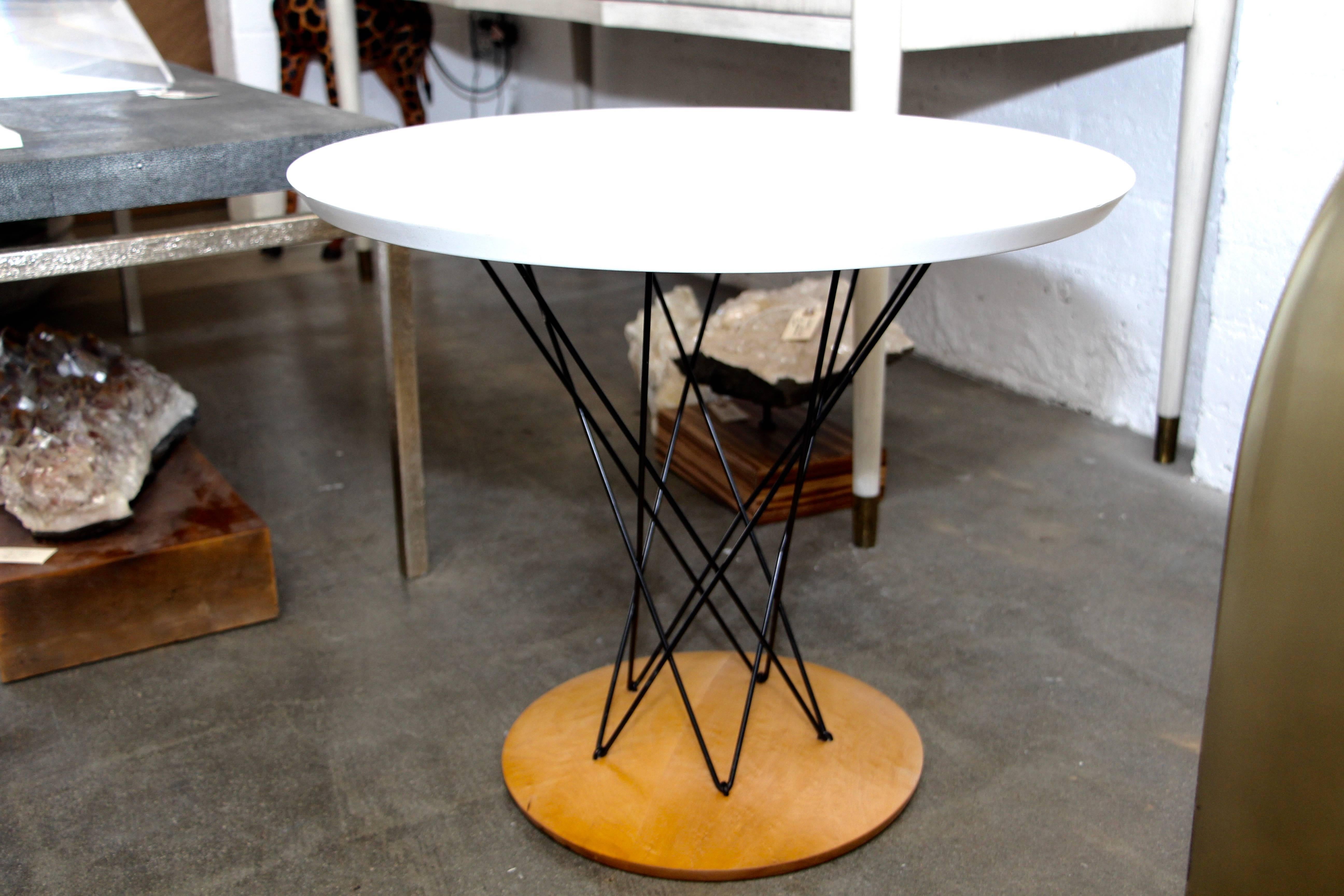 American Childs Small Side Cyclone Table Designed by Noguchi for Knoll