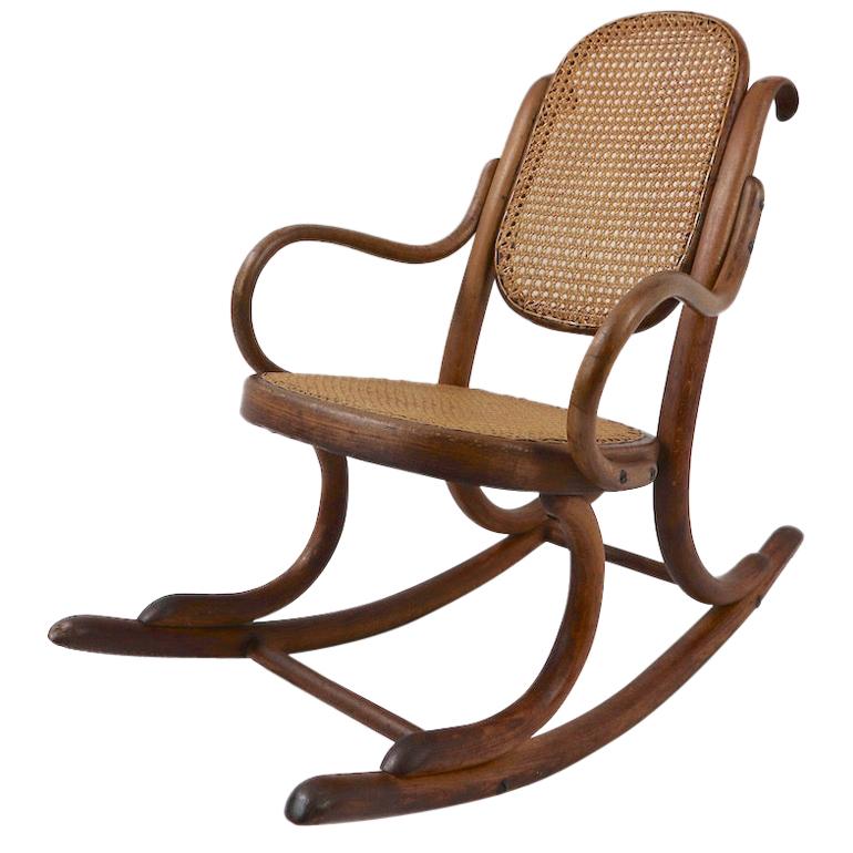 Child’s Thonet Rocking Chair For Sale
