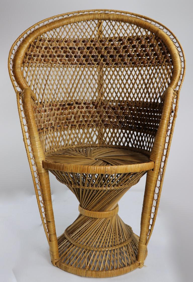 child peacock chair