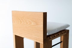 Chile Counter Stools in White Oak for Marco