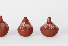"Chile Seco" Mexican contemporany design. Three hand-painted decorative rattle