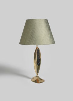 Chilika Table Lamp B in Brass & Semi Precious Stone, Viya by Vikram Goyal