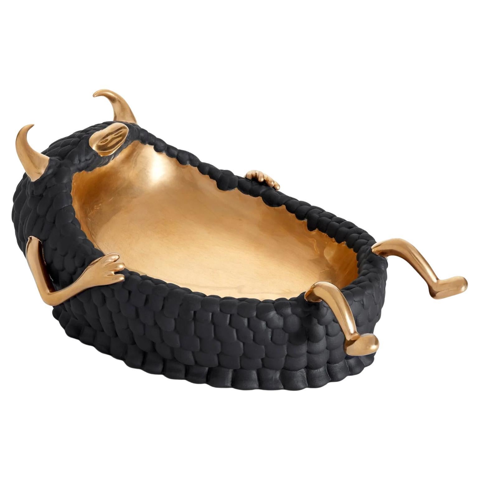 Bol noir Chill Cow en vente
