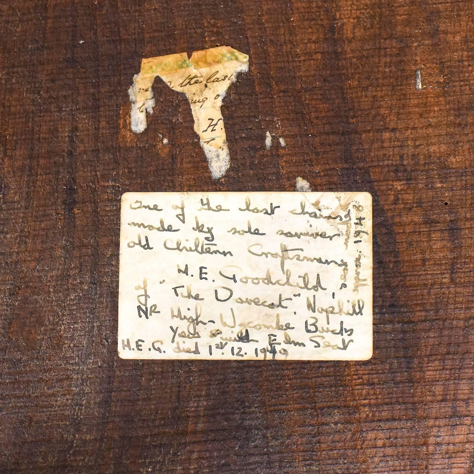 Chiltern Bodgers Chair, High Wycombe, English, Yew Elm Windsor, circa 1948 4