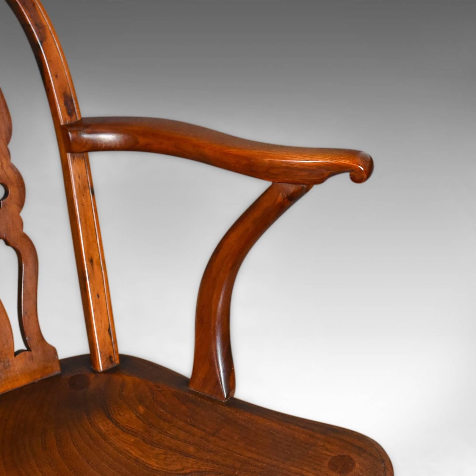 20th Century Chiltern Bodgers Chair, High Wycombe, English, Yew Elm Windsor, circa 1948