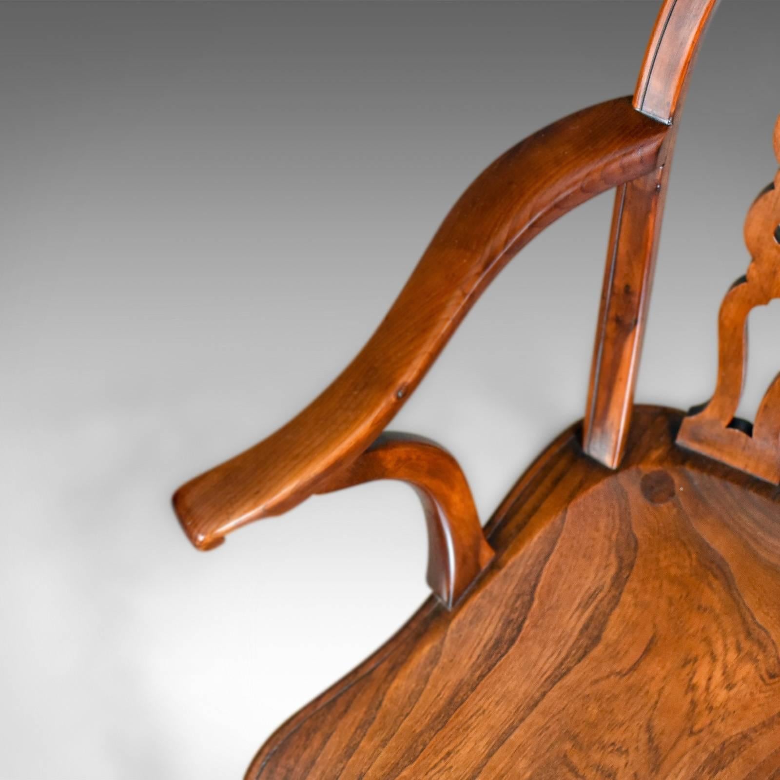 Chiltern Bodgers Chair, High Wycombe, English, Yew Elm Windsor, circa 1948 1
