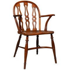 Retro Chiltern Bodgers Chair, High Wycombe, English, Yew Elm Windsor, circa 1948