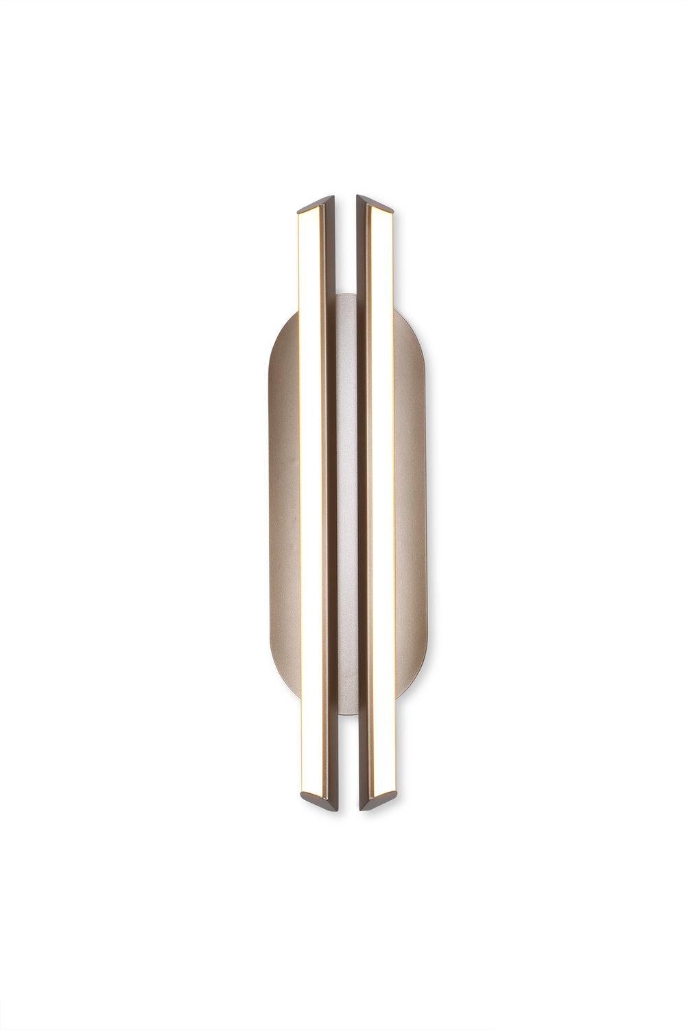 Moderne Chime Capsule Sconce, Vertical Geometric Modern Led Sconce Light Fixture en vente