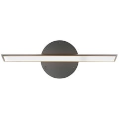 CHIME SOLO 23 - Black Horizontal Geometric Modern LED Sconce Light Fixture