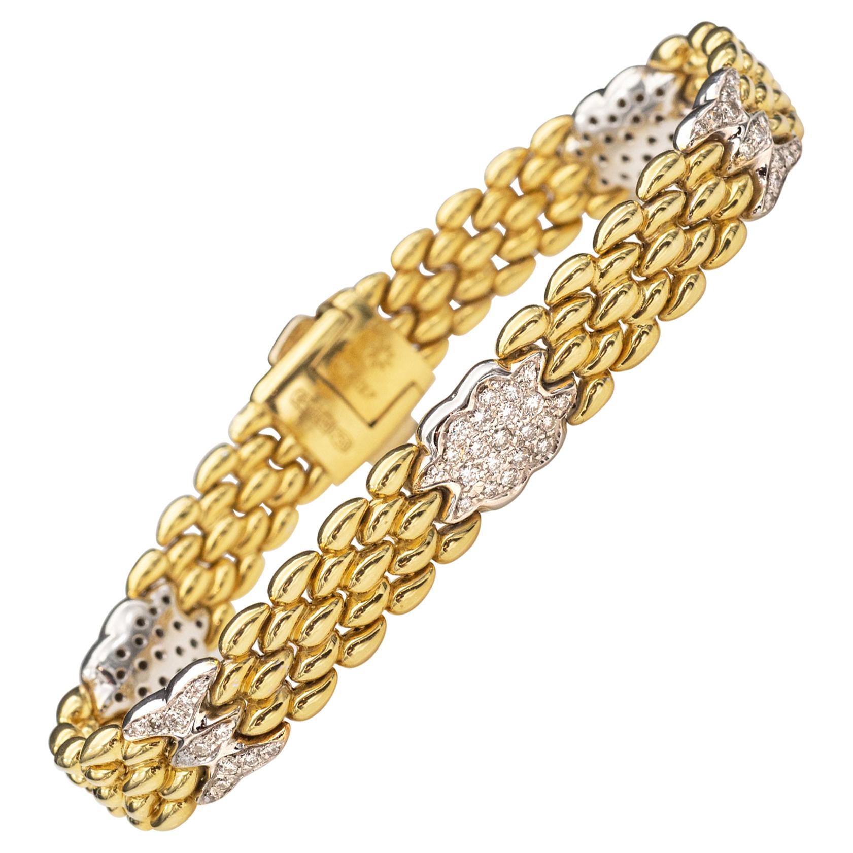 Chimento 18 Karat Gold and Diamond Bracelet