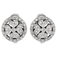 Chimento 18 Karat White Gold Diamond Earrings