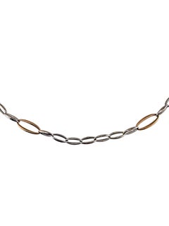 Chimento 18K Rose & Weißgold Link Halskette 16" #25070