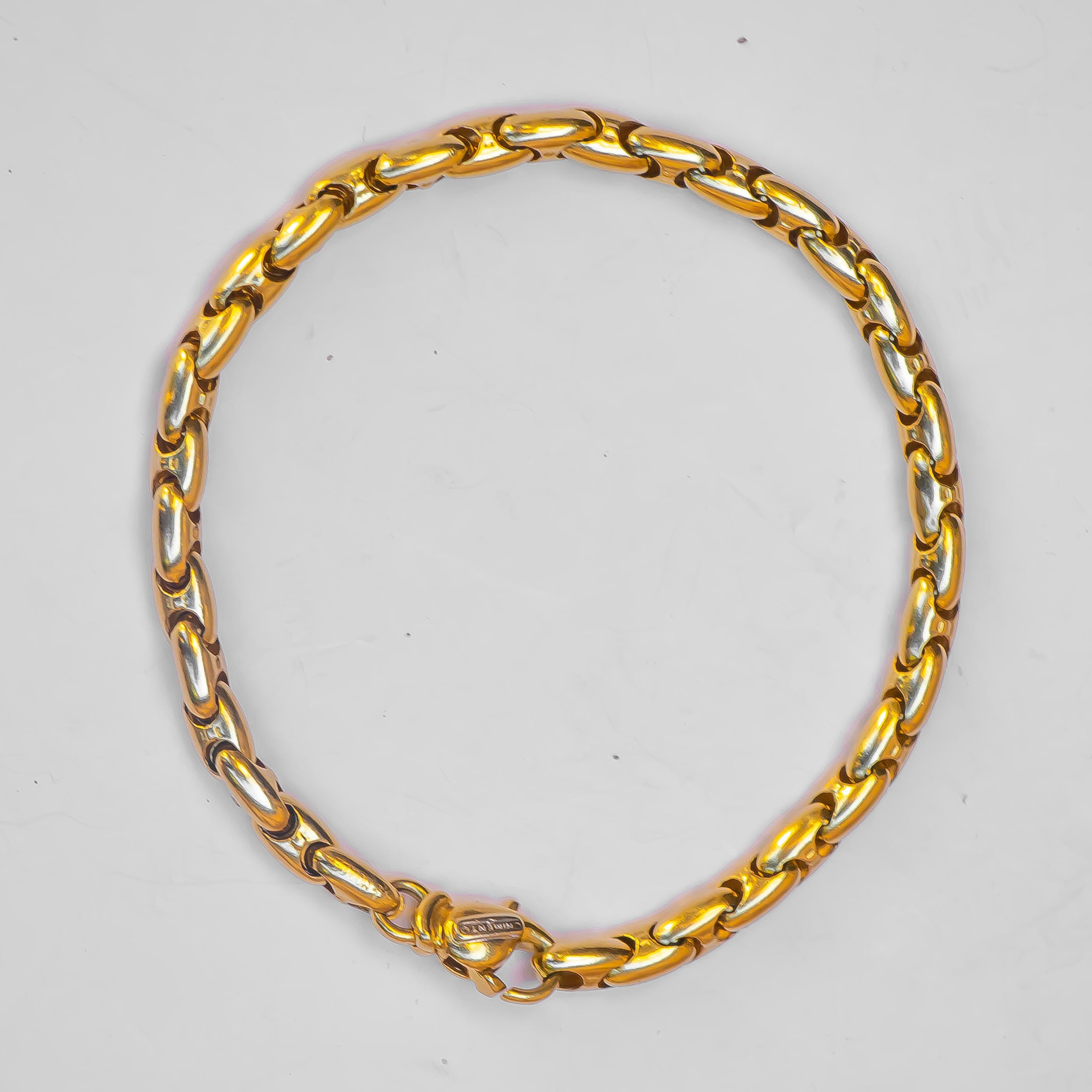 Chimento 18 Karat Yellow Gold Bracelet 14.80 Grams In Good Condition In Carlsbad, CA