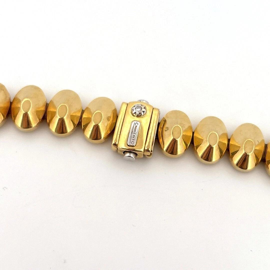 Chimento Oval Dome Bead Necklace 58.16g 18K Yellow Gold 17in Italy Designer Estate

🡆 Description:
Offered is an authentic and luxurious Chimento necklace, crafted in solid 18K yellow gold, featuring a seamless strand of oval domed textured beads.