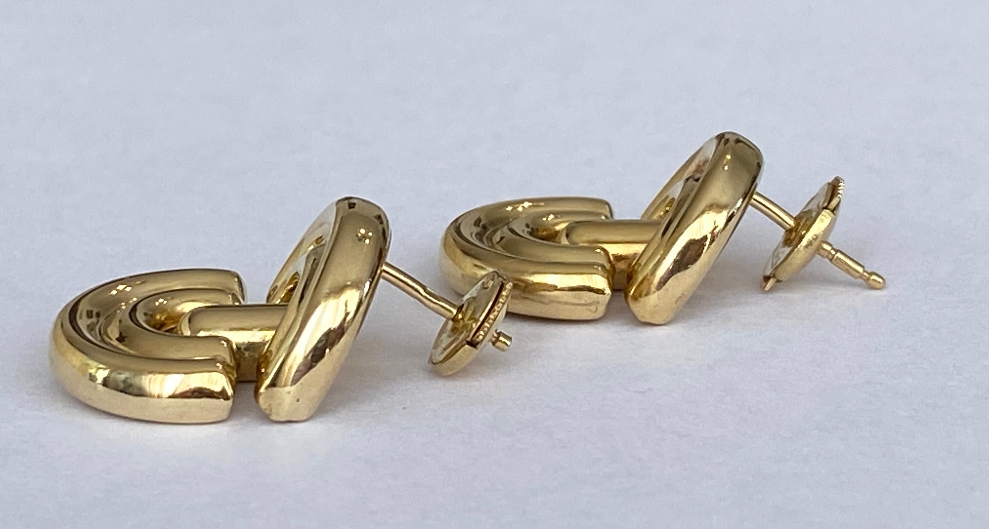 Chimento 18K yellow gold stud earrings For Sale 6