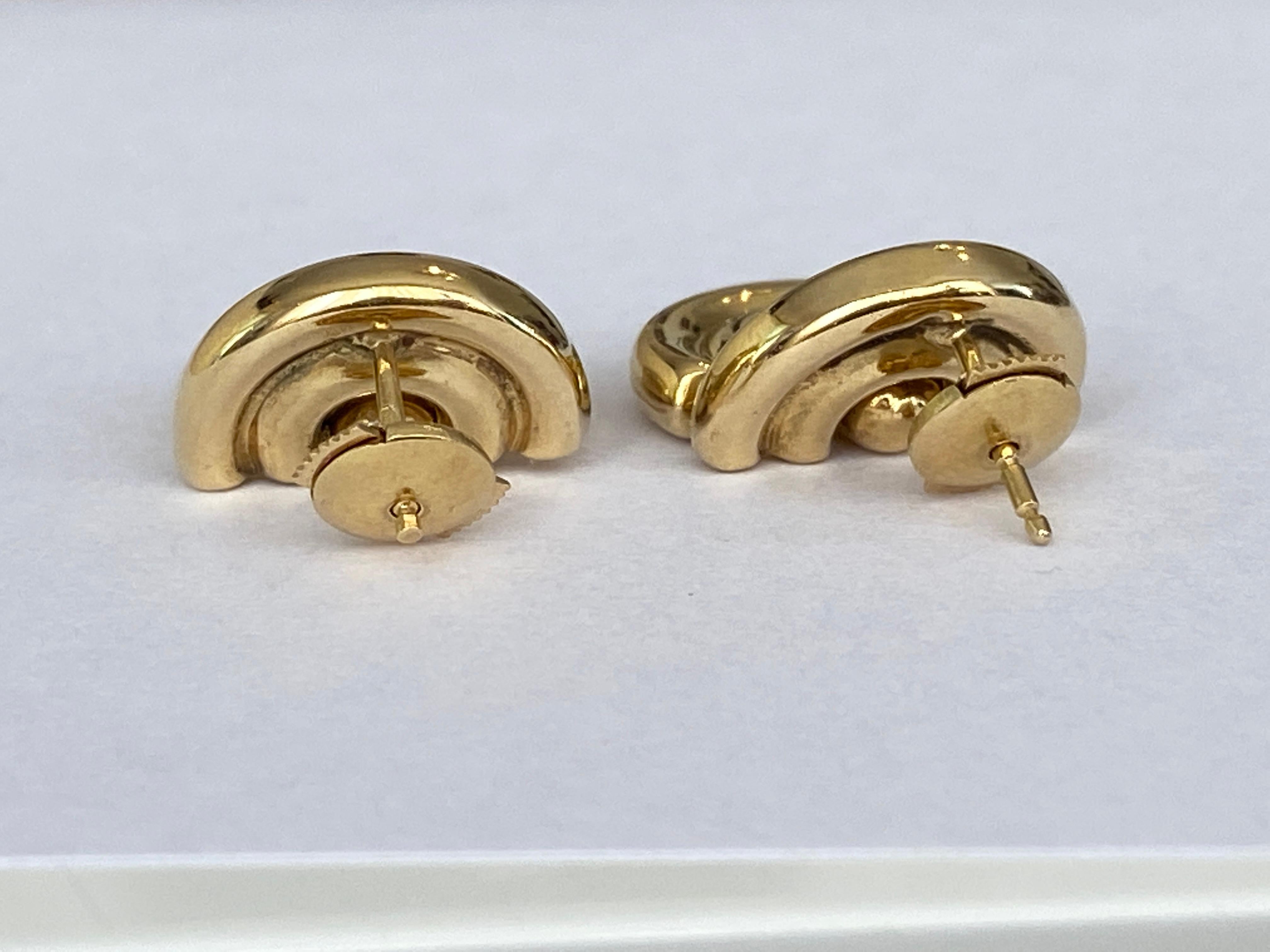 Chimento 18K yellow gold stud earrings For Sale 7